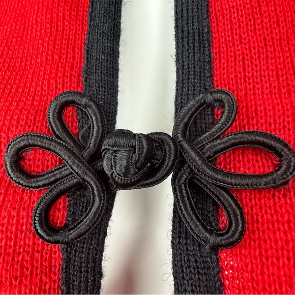 Miss Pendleton VTG Wool Frog Tie Cardigan - Picture 10 of 13